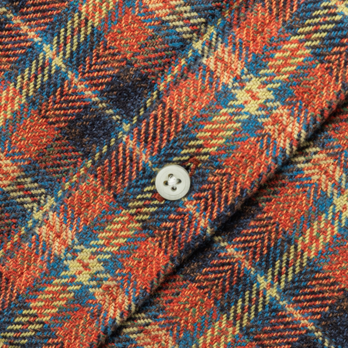 Gitman Brothers Vintage Red Cotton Tweed Check