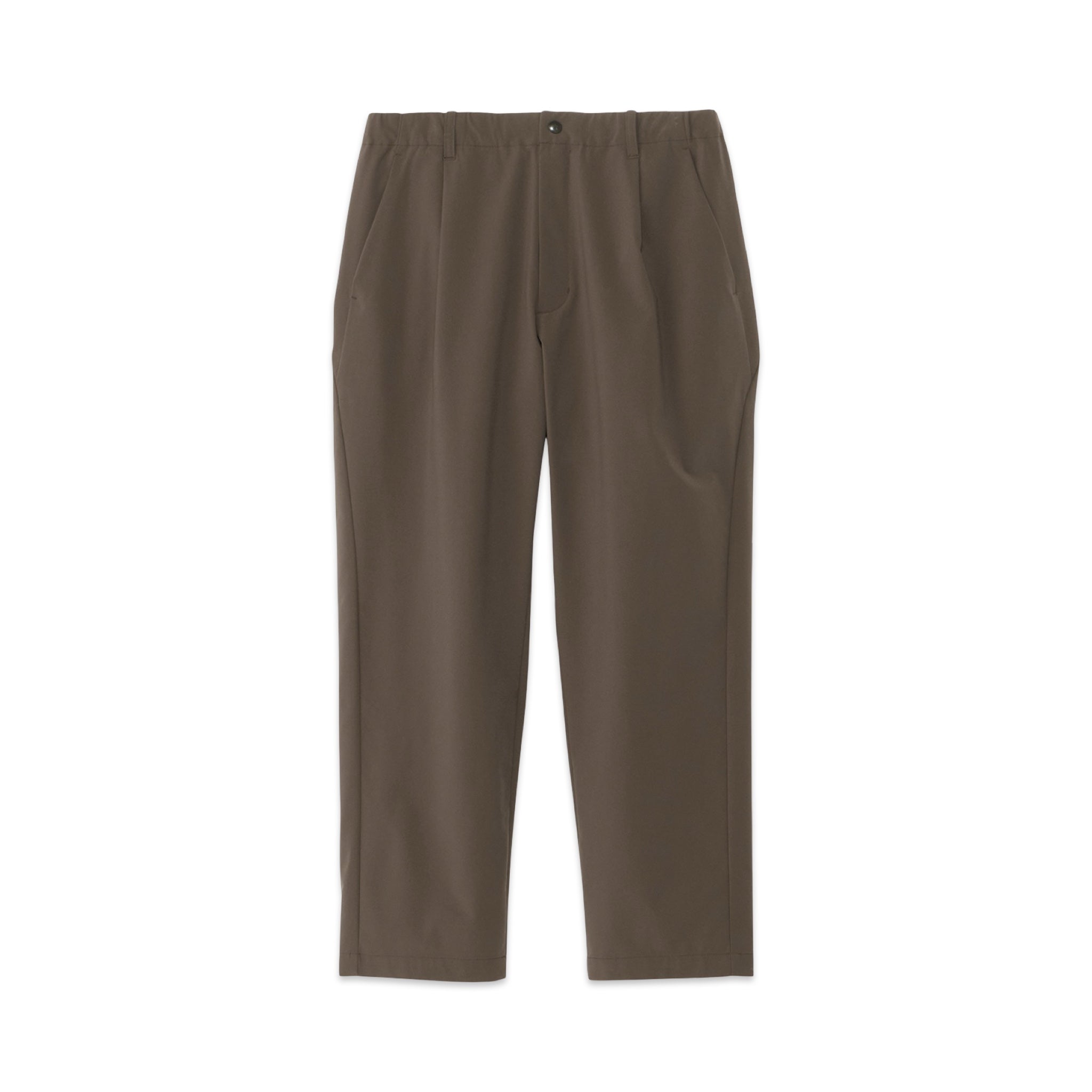 Goldwin One Tuck Tapered Light Pants jet brown