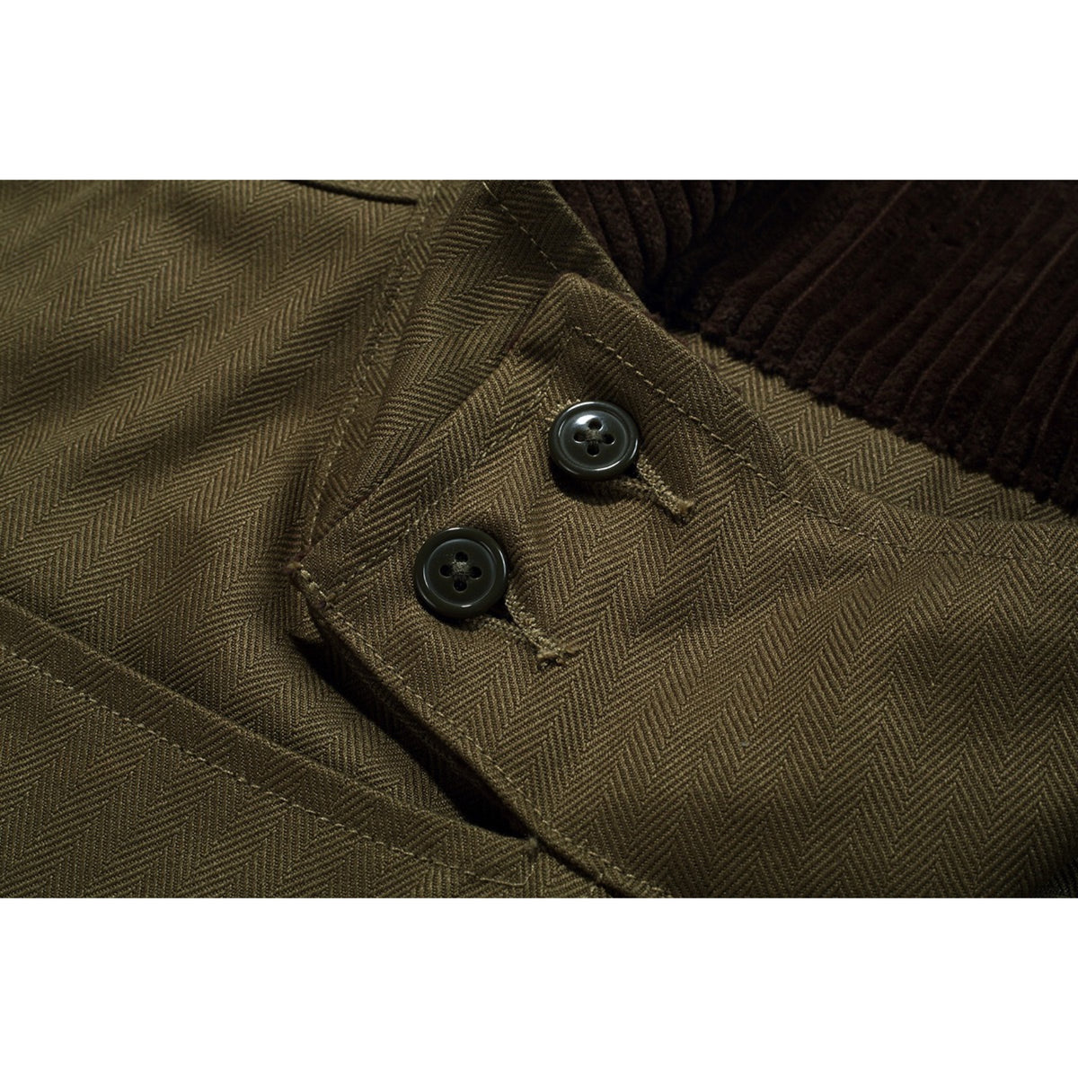 Standardtypes Swedish Jacket Herringbone Twill olive
