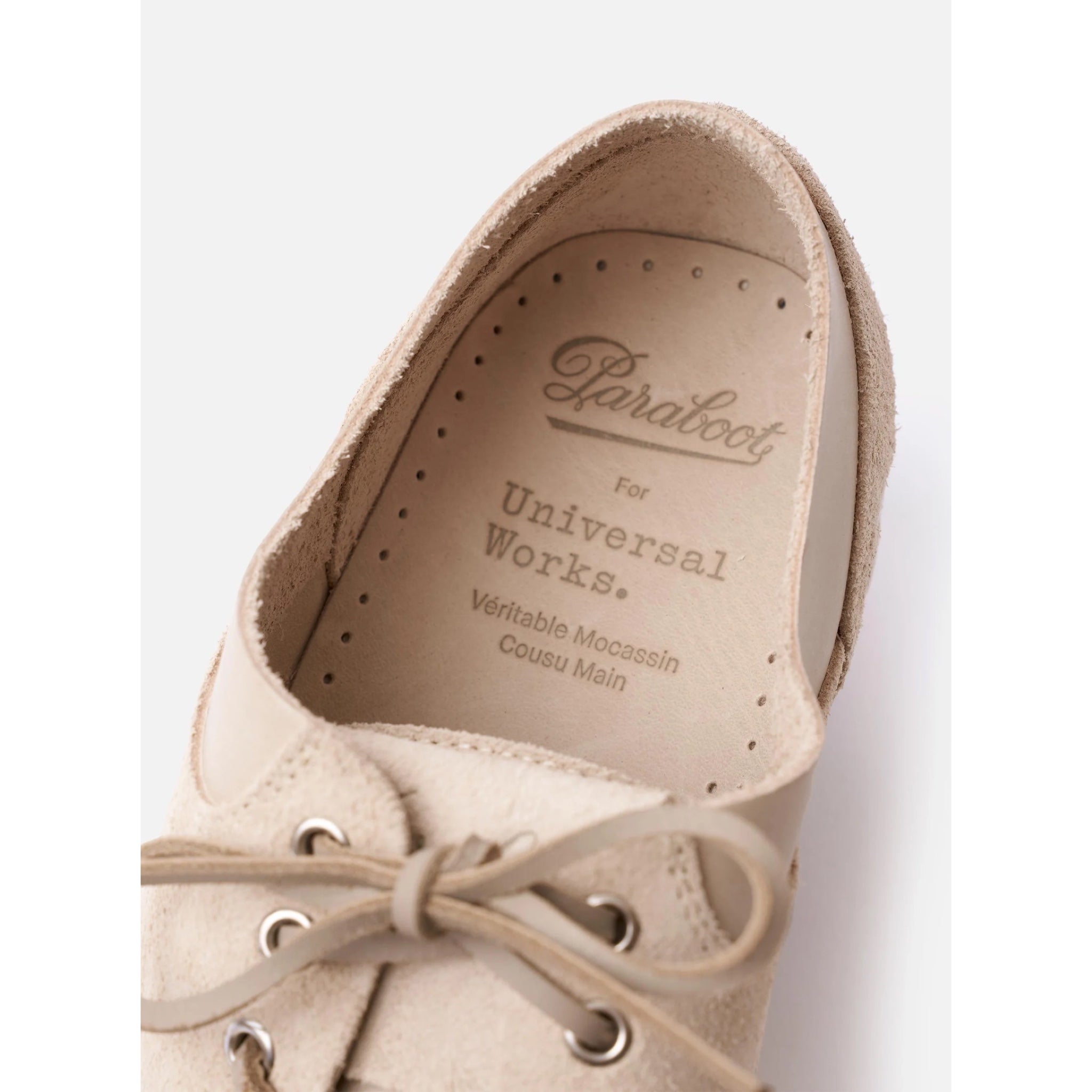 Paraboot x Universal Works Thiers/Jannu in Sand Leather/Suede