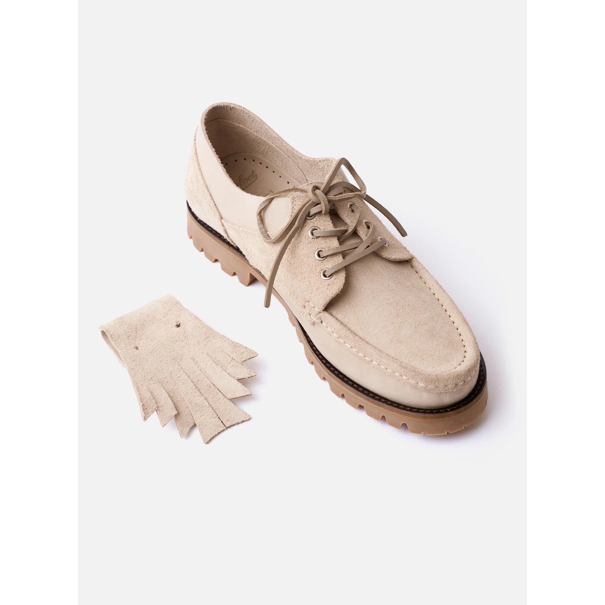 Paraboot x Universal Works Thiers/Jannu in Sand Leather/Suede