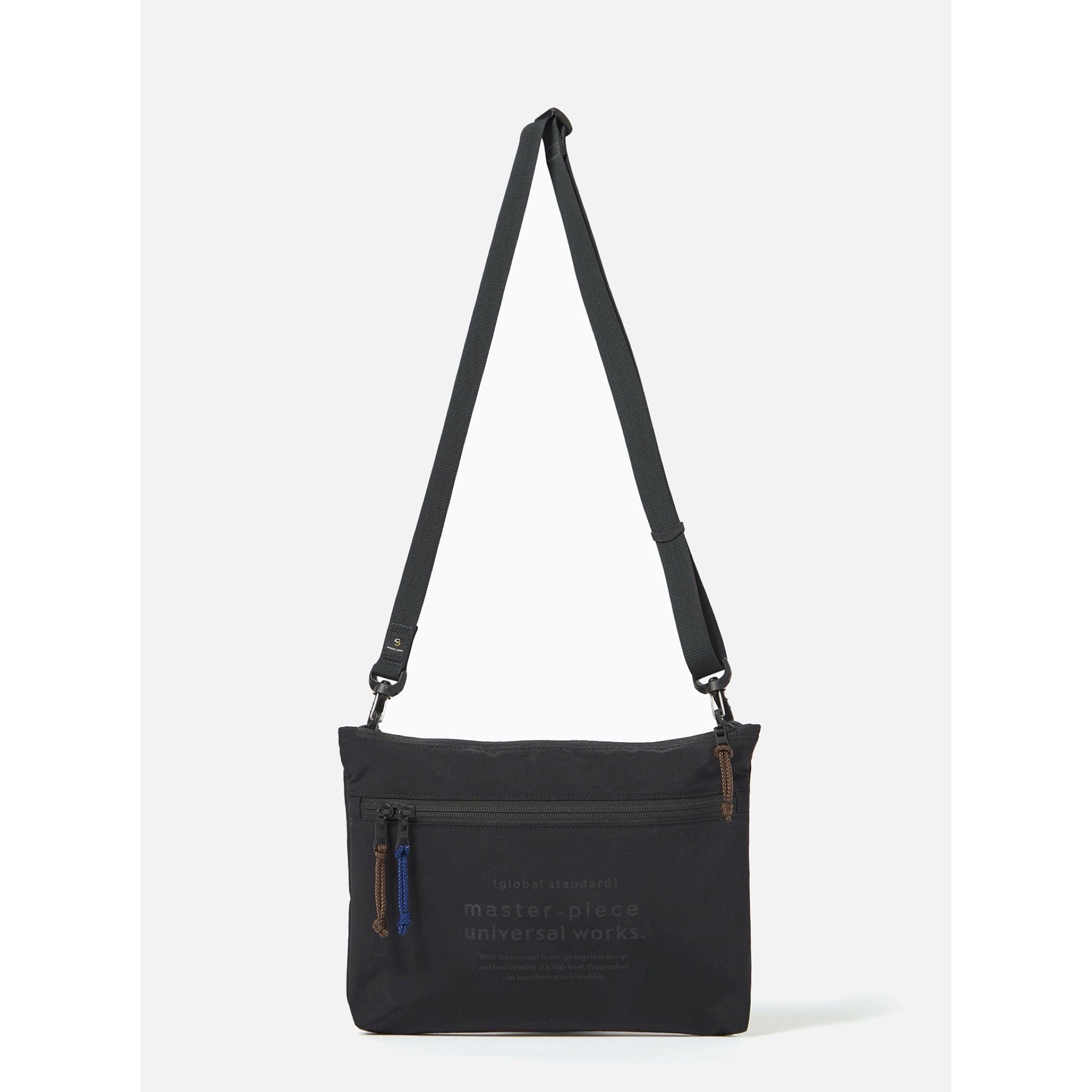 master-piece x Universal Works Canvas Sacoche black