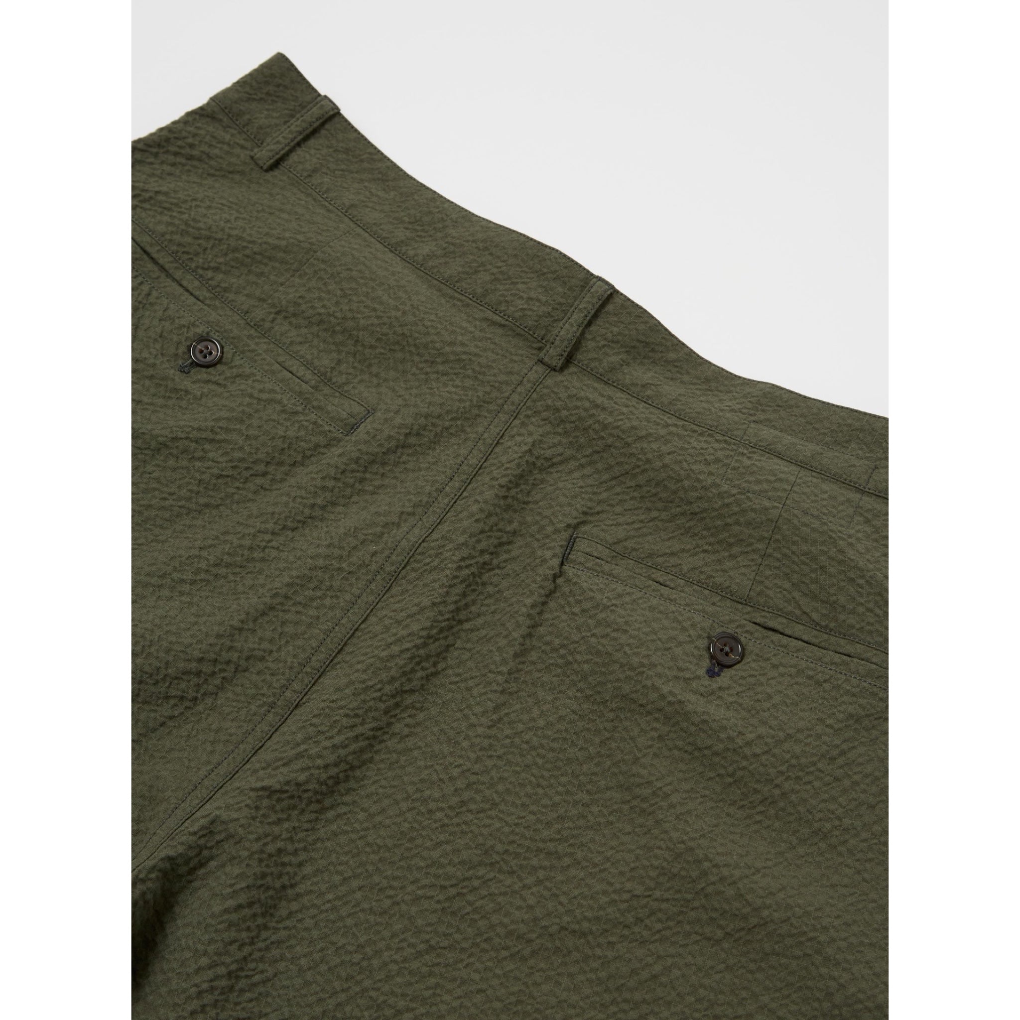 Universal Works Military Chino Merida Seersucker olive