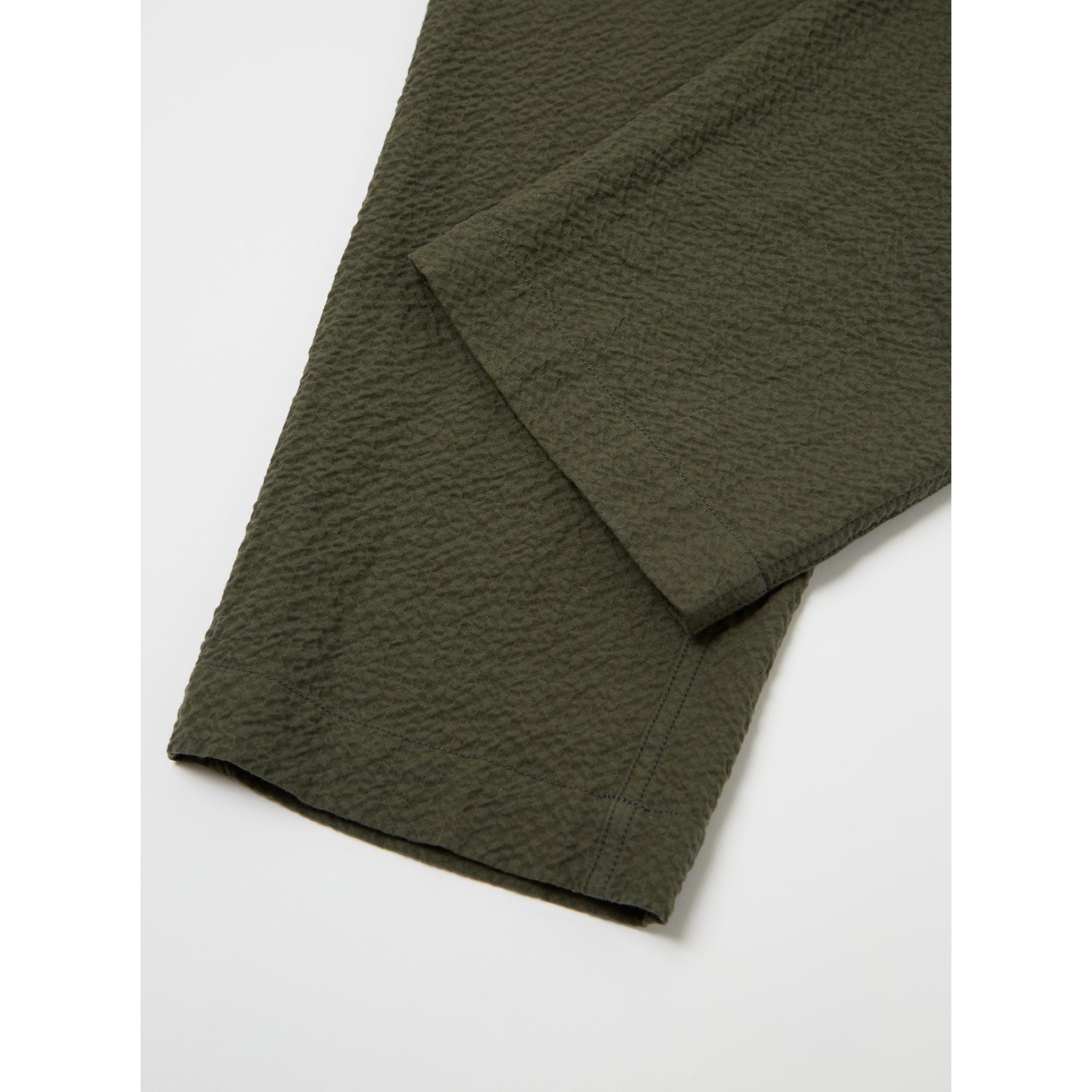 Universal Works Military Chino Merida Seersucker olive