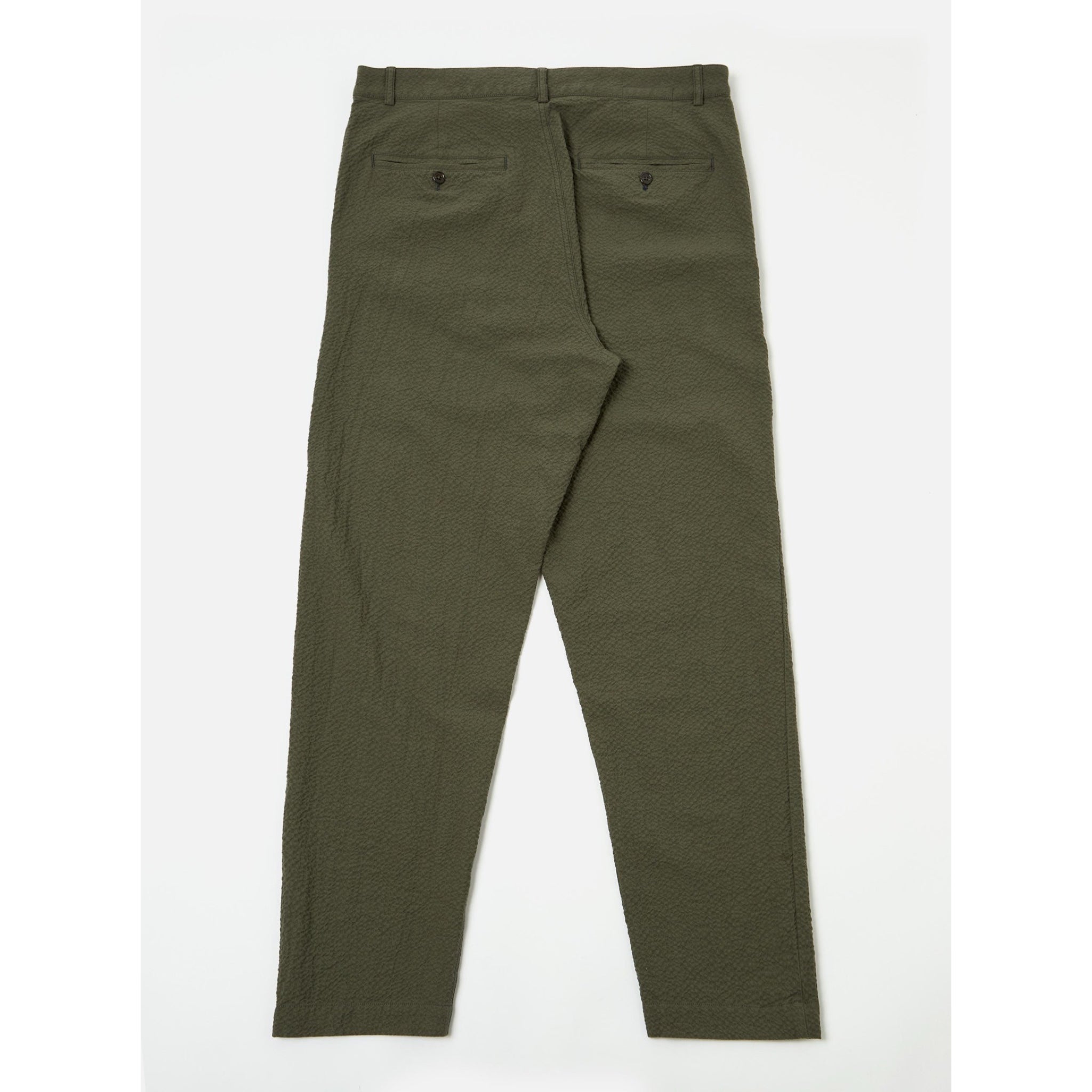 Universal Works Military Chino Merida Seersucker olive