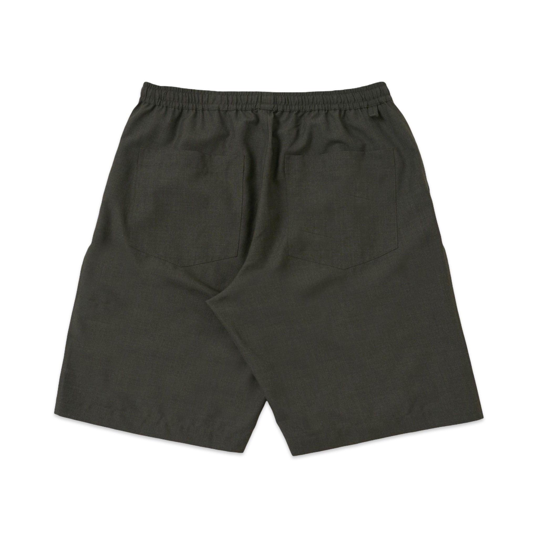Universal Works Vacation Short Tropical Suiting olive marl