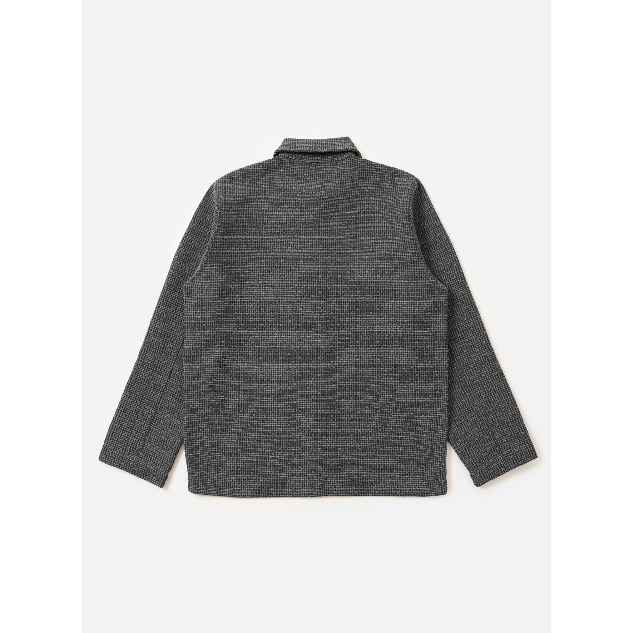Universal Works Field Jacket Jacquard Weave grey/blue