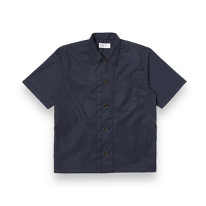 Universal Works Tech Overshirt 30191 recycled poly tech navy