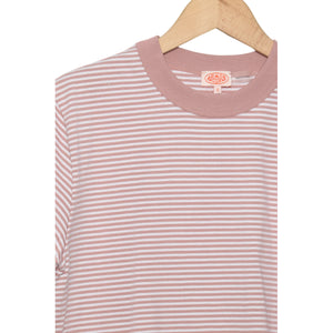 Armor Lux T-Shirt Héritage antic pink/blanc