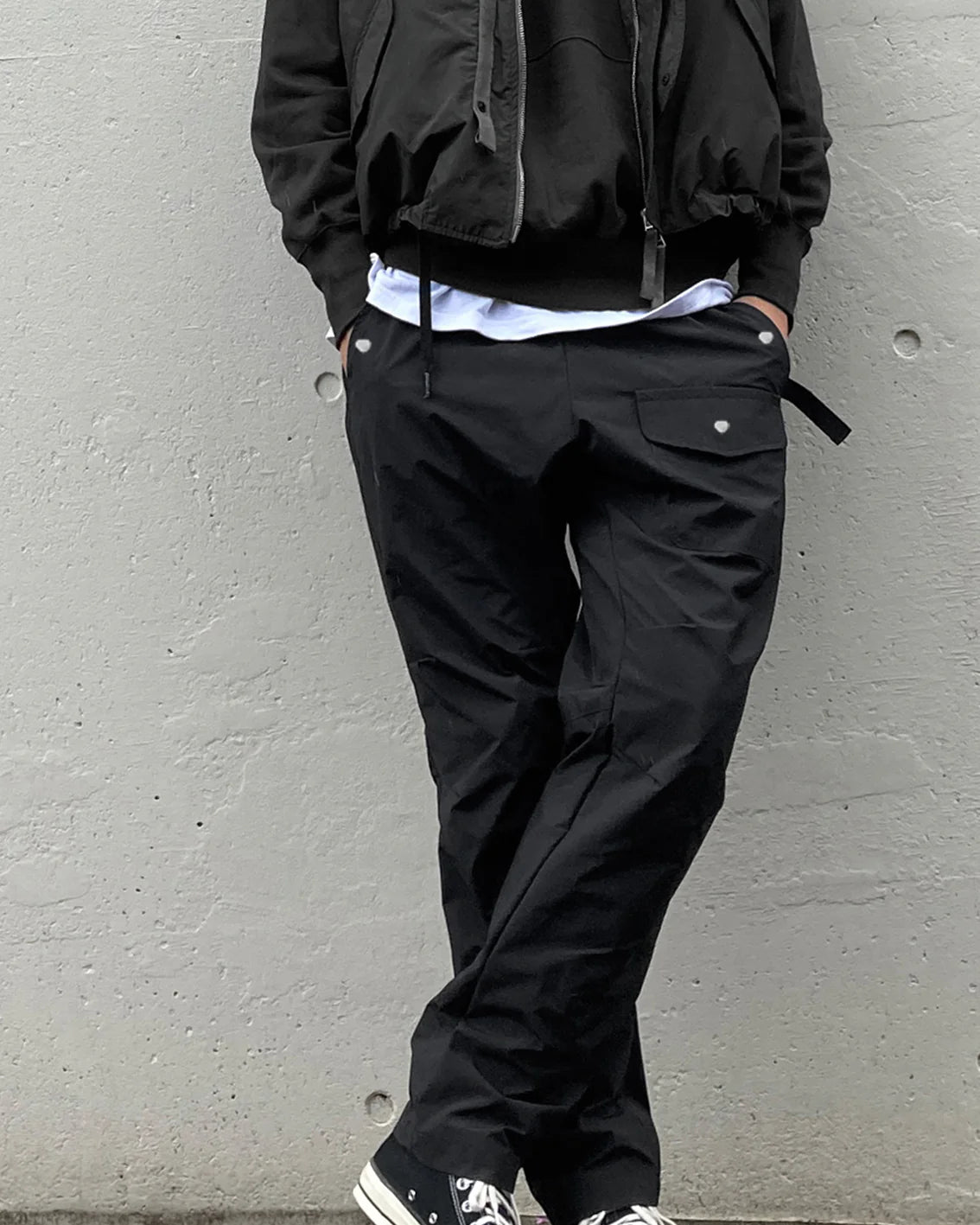 Gorouta Matte Black Drawcord PT