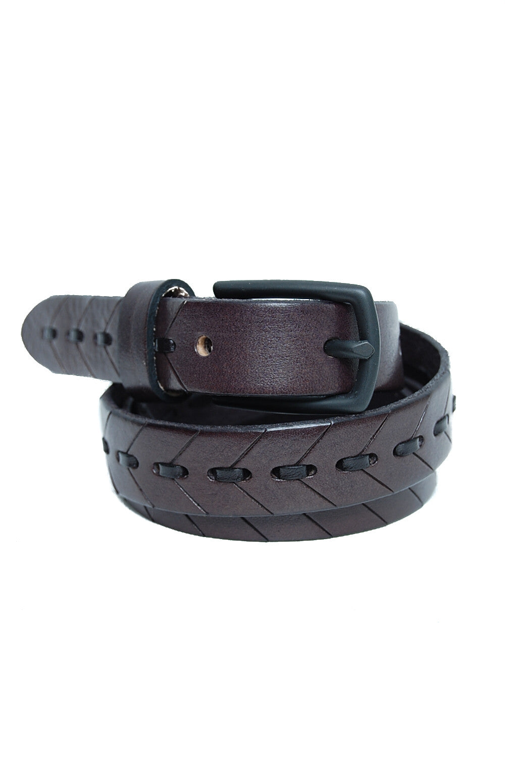 Themata Stitched Belt dark grey