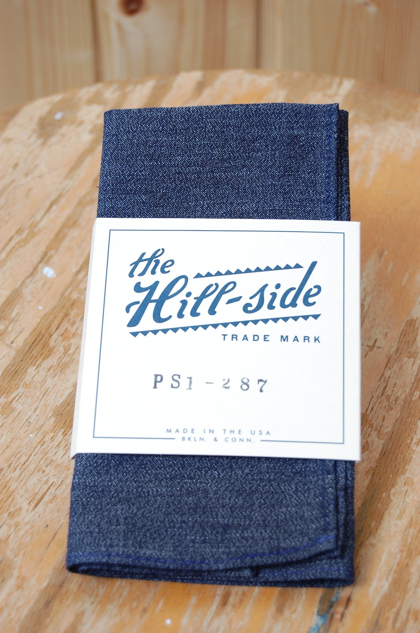 Der Hill-Side-Taschenquadrat PS1-287 dunkles Indigo