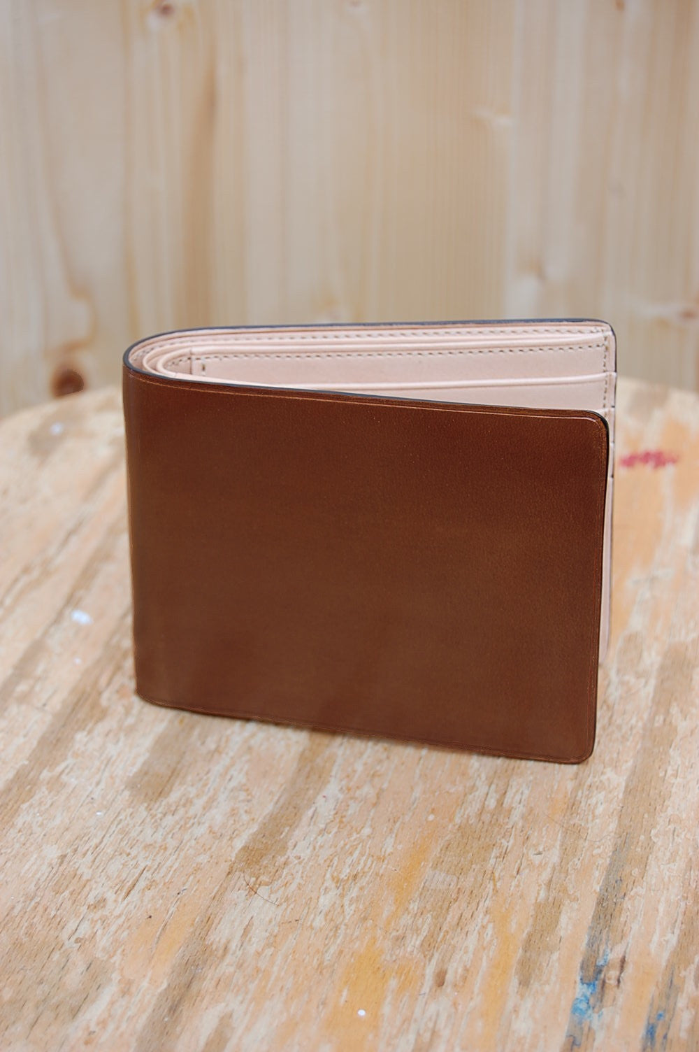 Il Bussetto Bi-fold Wallet Caramel