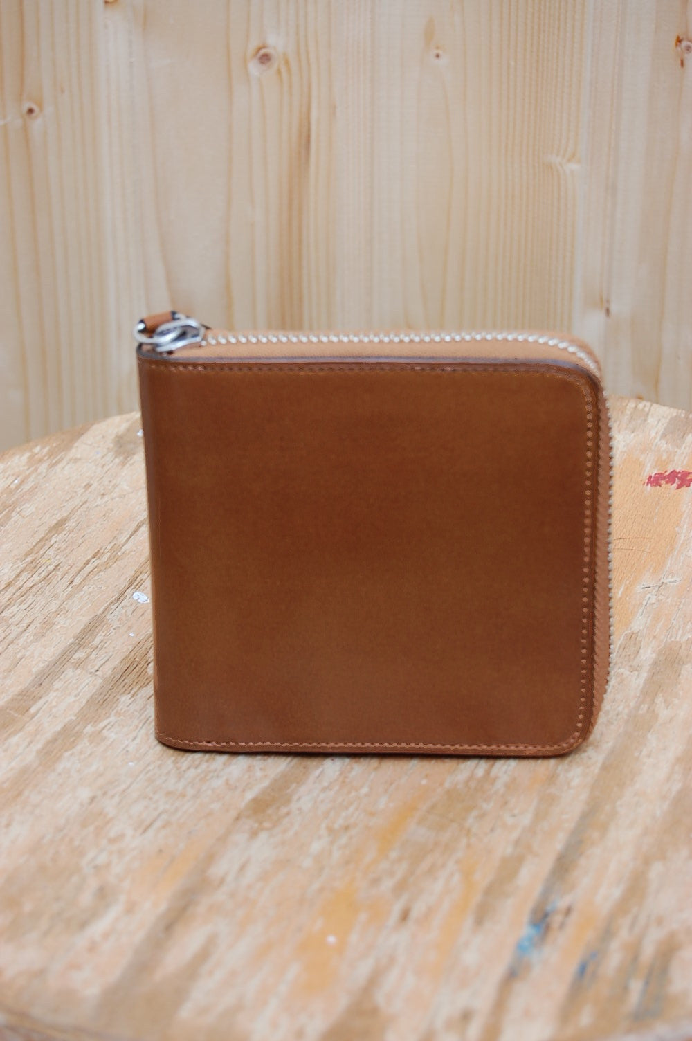 Zipped Wallet 11-012 Camel
