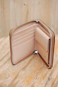 Il Bussetto Zipped Wallet Camel