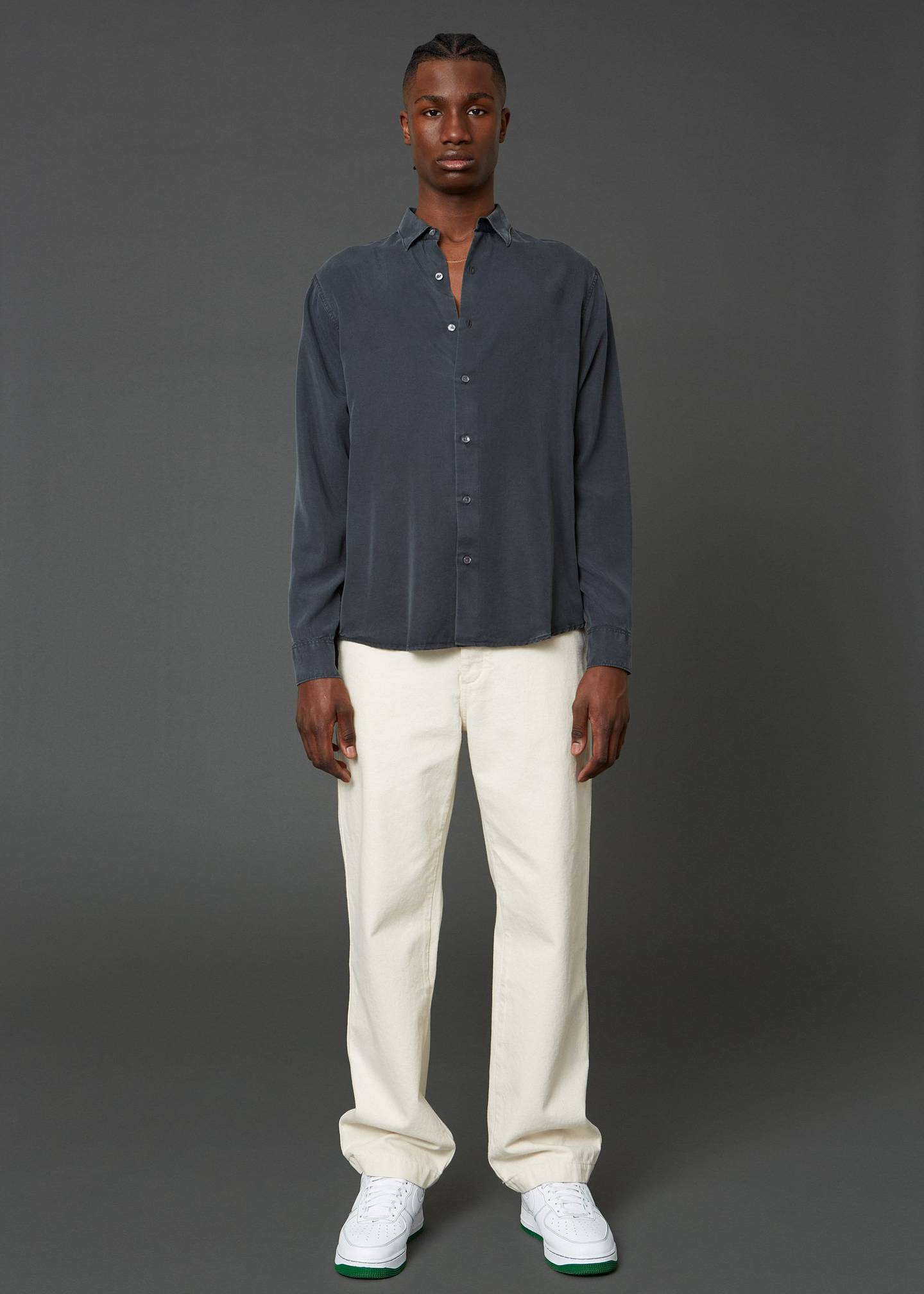 Air Clean Shirt verblasstes schwarz