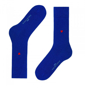Brosbi Die Ikone Socken-Herz royalblau