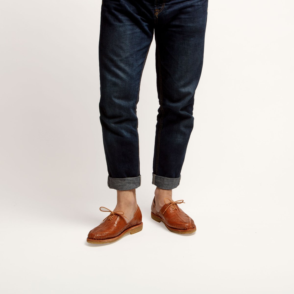 Cano Benito Huarache Naturkrepp Cognac