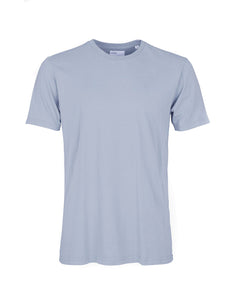Buntes Standard-klassisches T-Shirt-Pulverblau