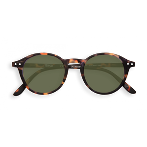 Izipizi Sun #D tortoise - green lenses