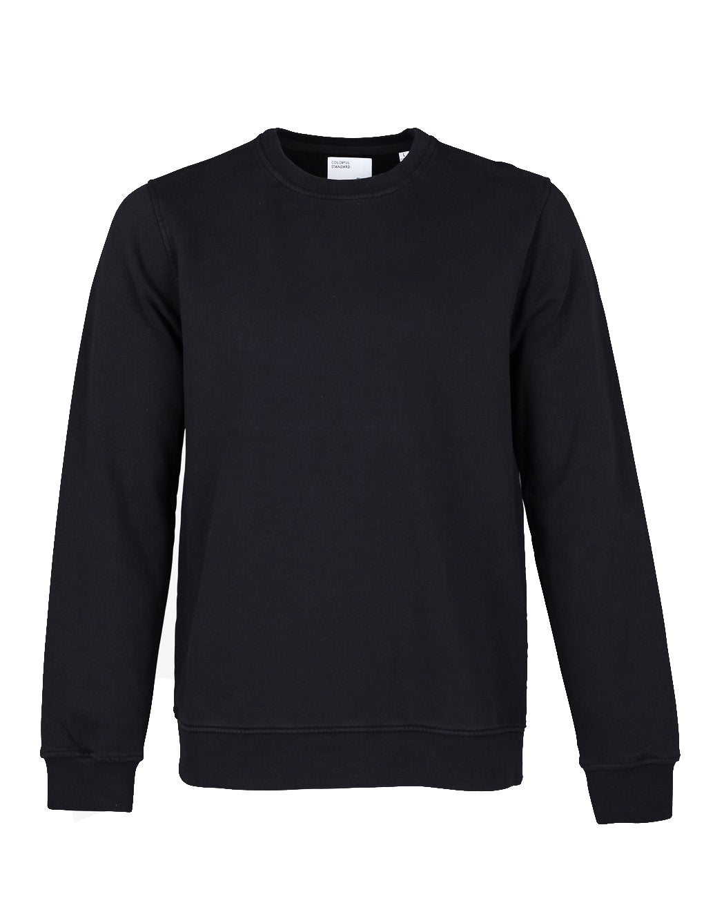 Bunte Standard Crew Sweat tief schwarz