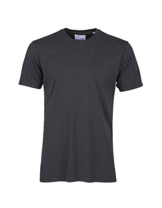 Buntes Standard-klassischer T-Shirt Lava-Grau