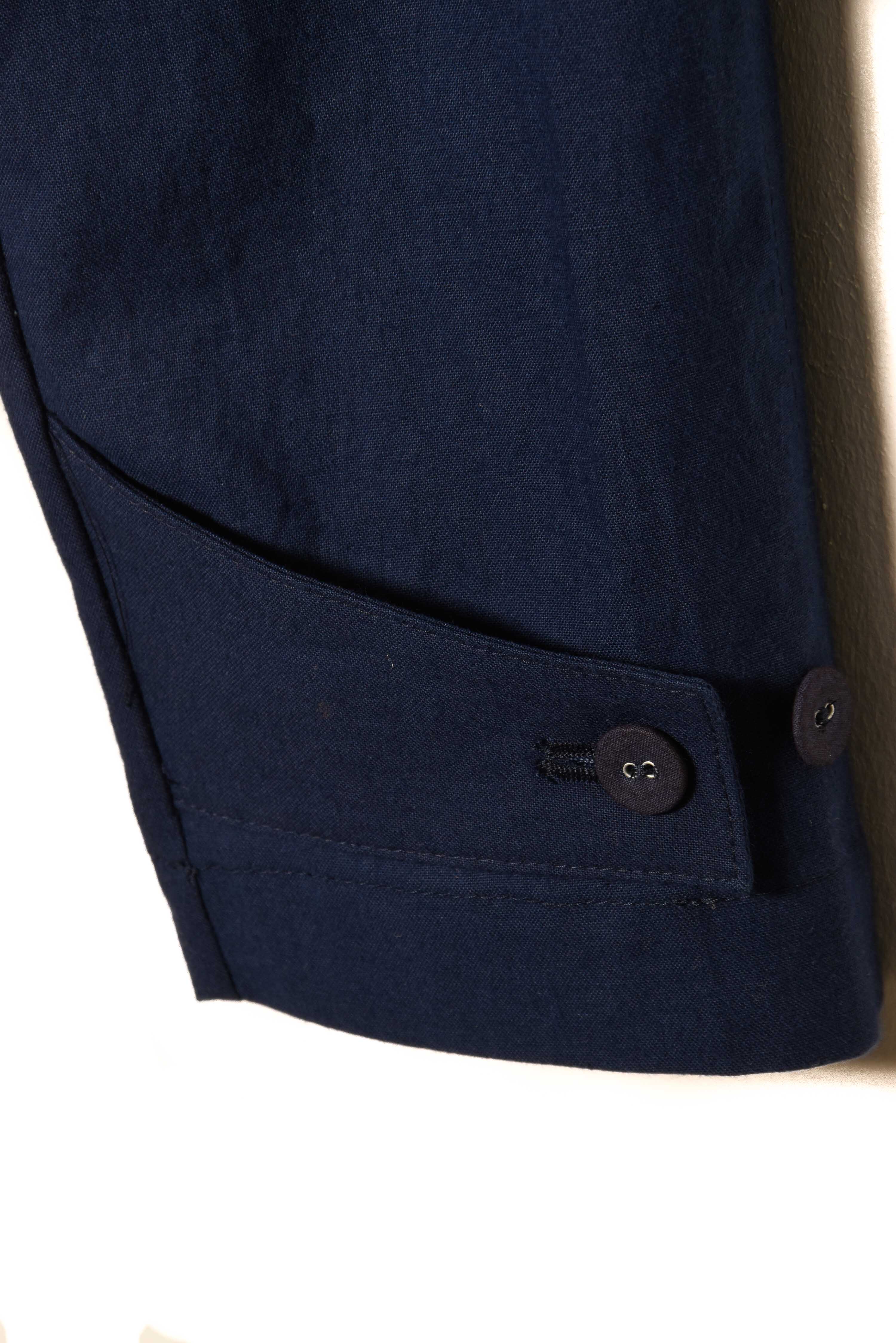 Frank Lederbomber Baltic Blau gefärbt