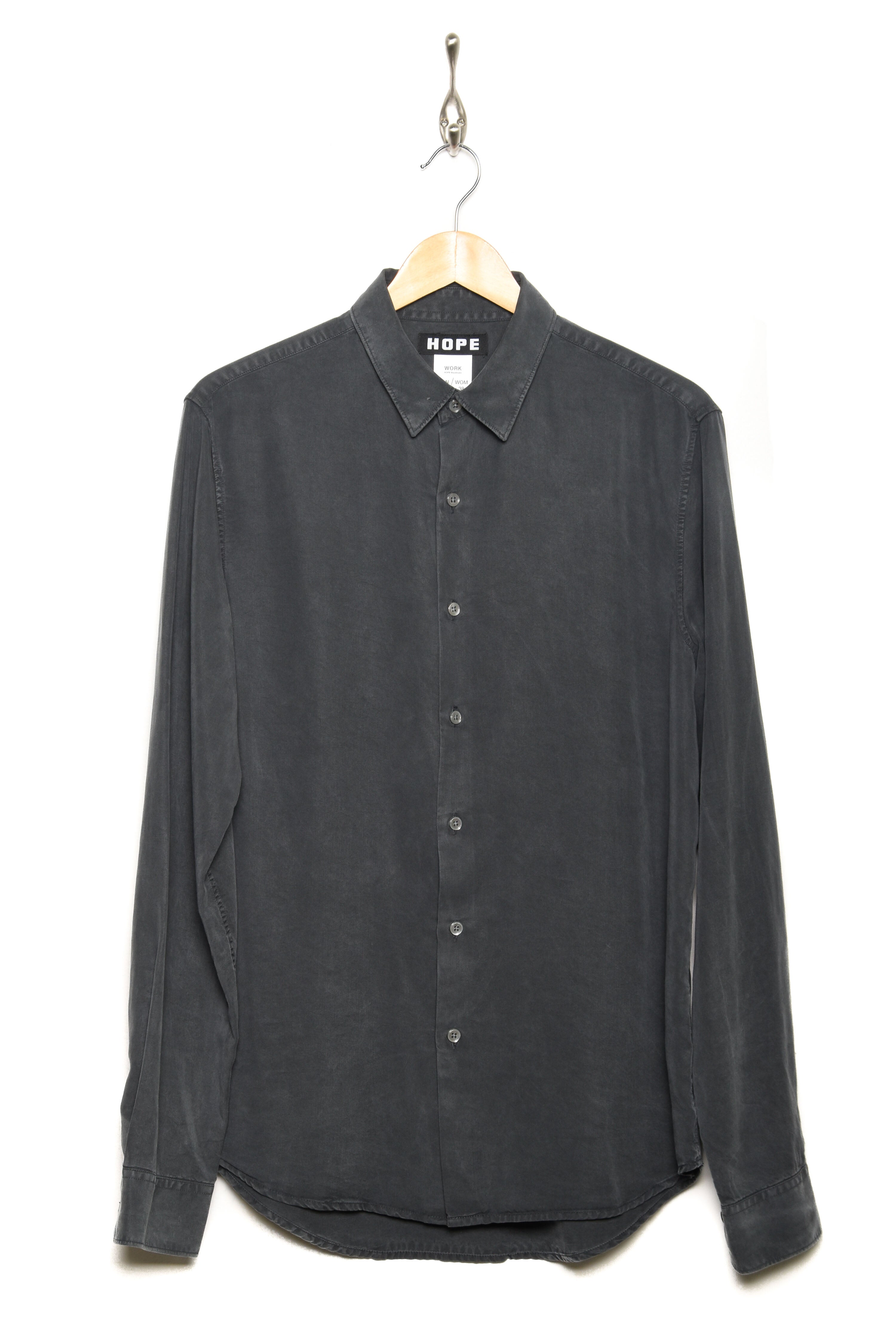 Air Clean Shirt verblasstes schwarz