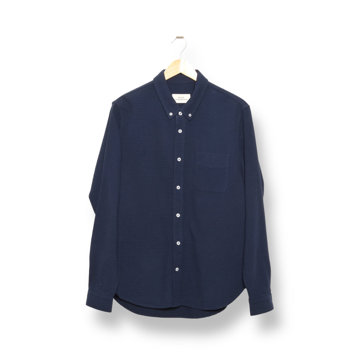 About Companions Ken shirt eco crepe navy