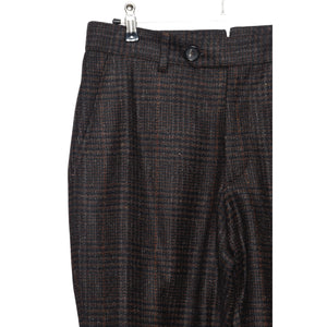 Oliver Spencer Fishtail Trousers Halifax brown/charcoal