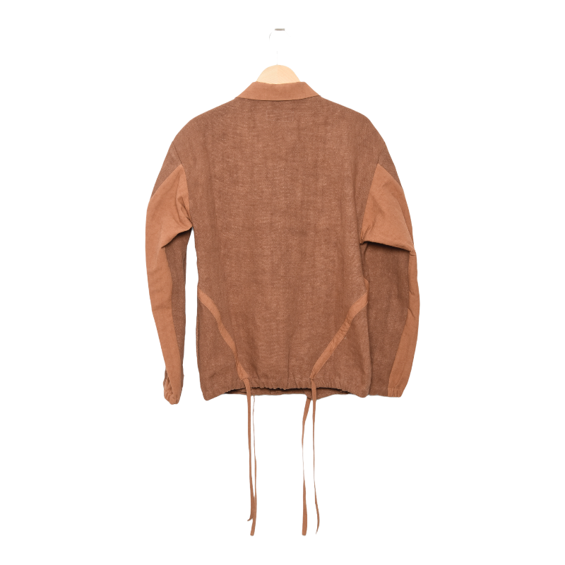 Frank Leder Mixed Vintage Fabric Jacket mix brown