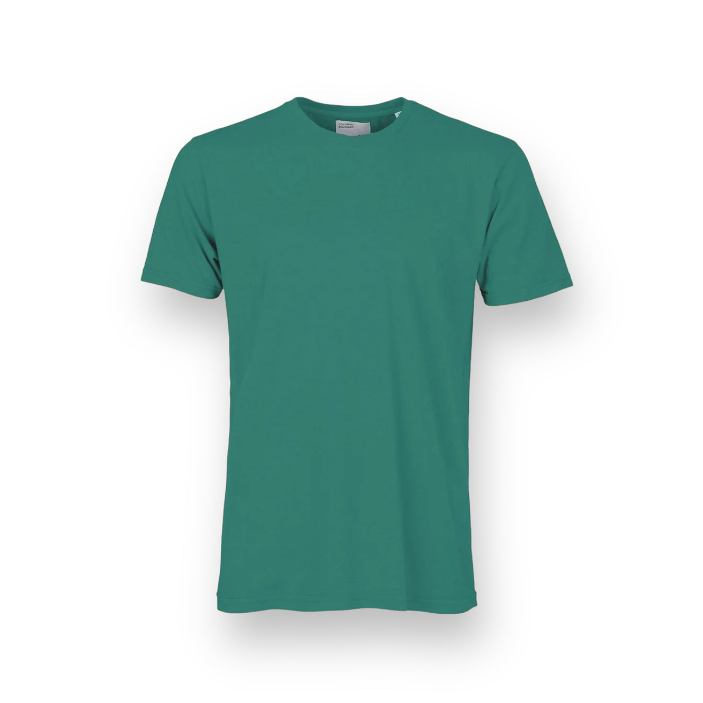 Buntes Standard-klassisches T-Shirt-Ozean-Grün