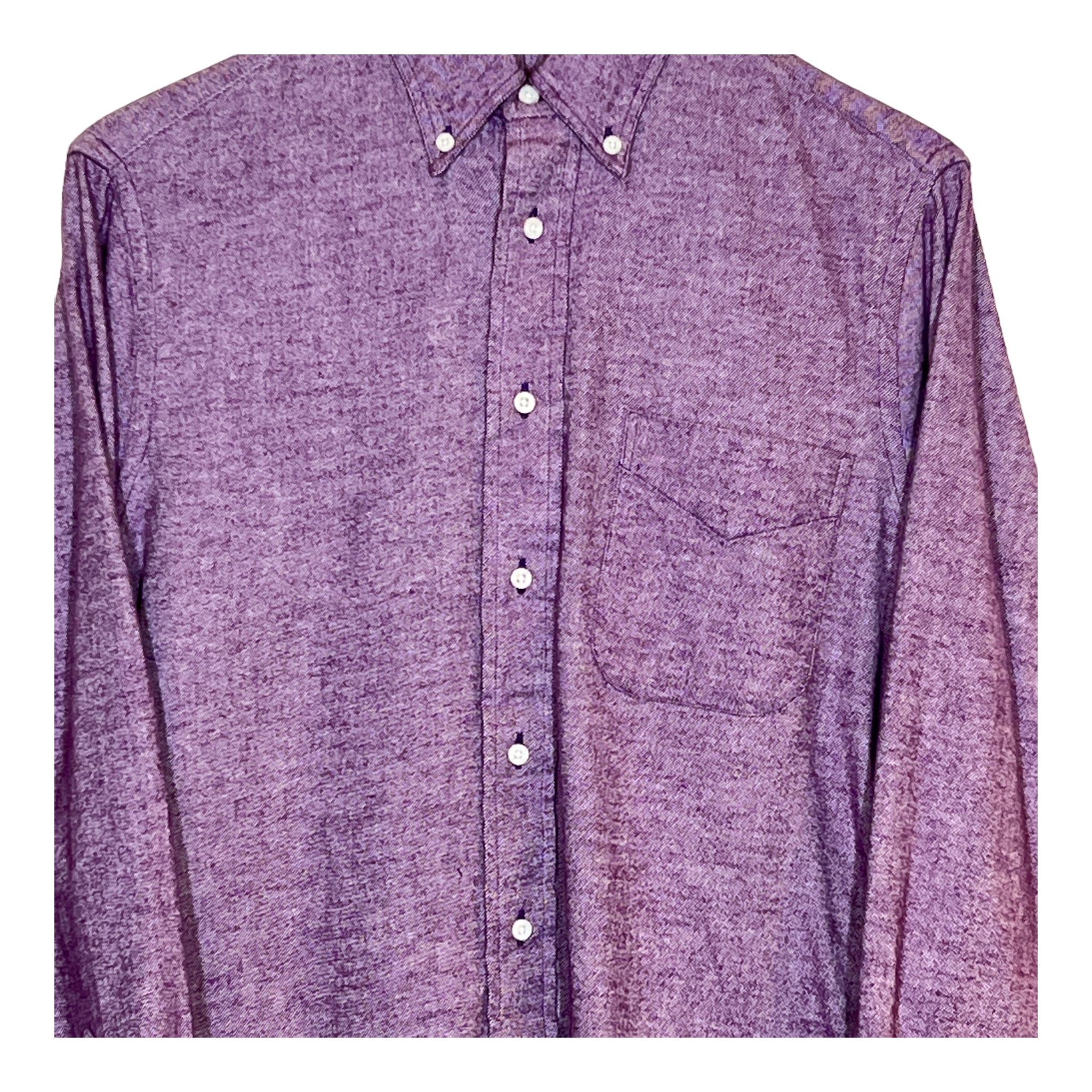Gitman Brothers Vintage brushed purple chambray