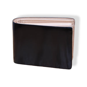 Il Bussetto Bi-fold Wallet with Coin Pocket Black 01