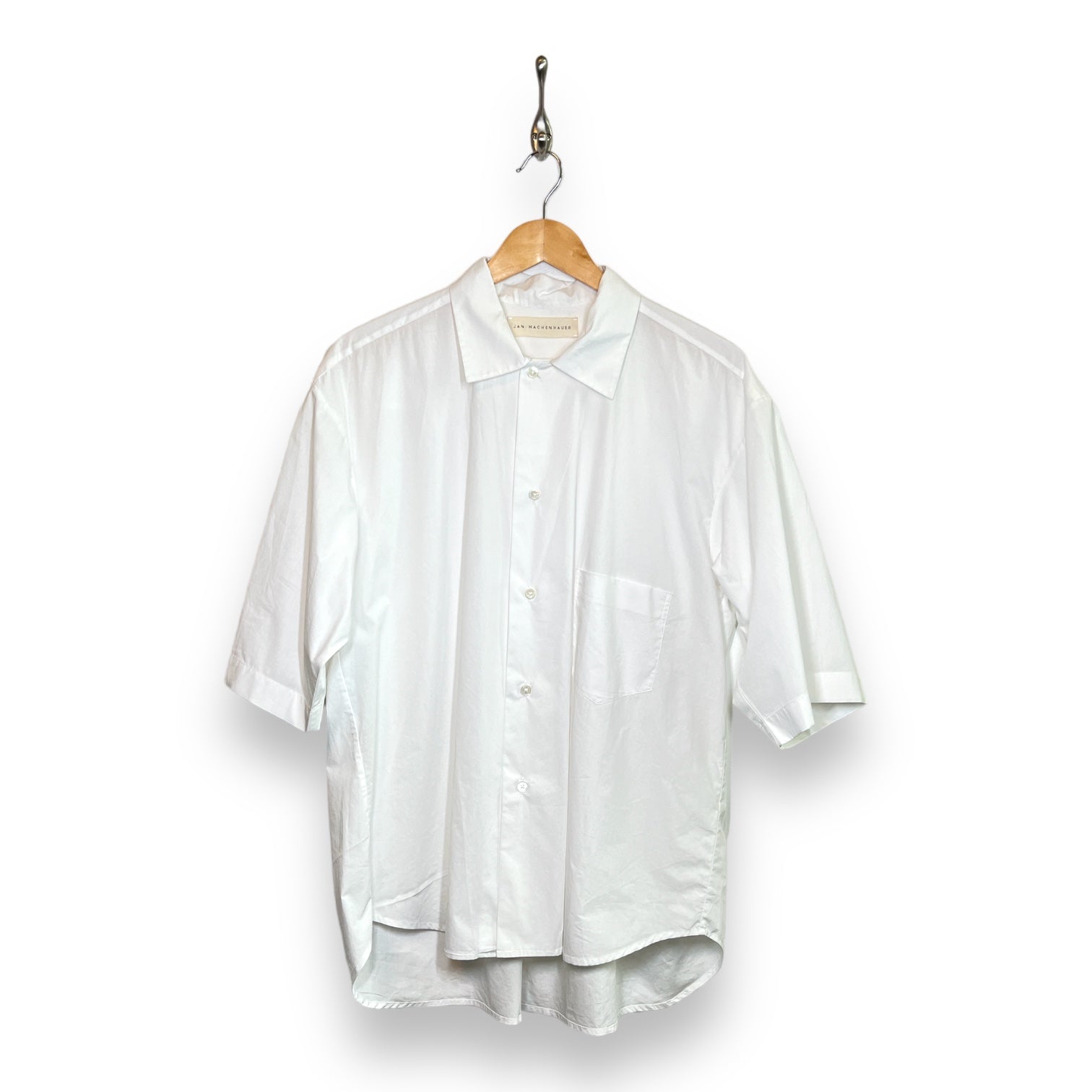 Jan Machenhauer Fred Oversize Shirt poplin/white