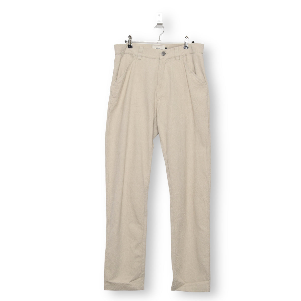About Companions Olf trousers eco canvas sand