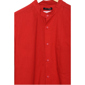 Frank Leder Bedsheet Shirt red