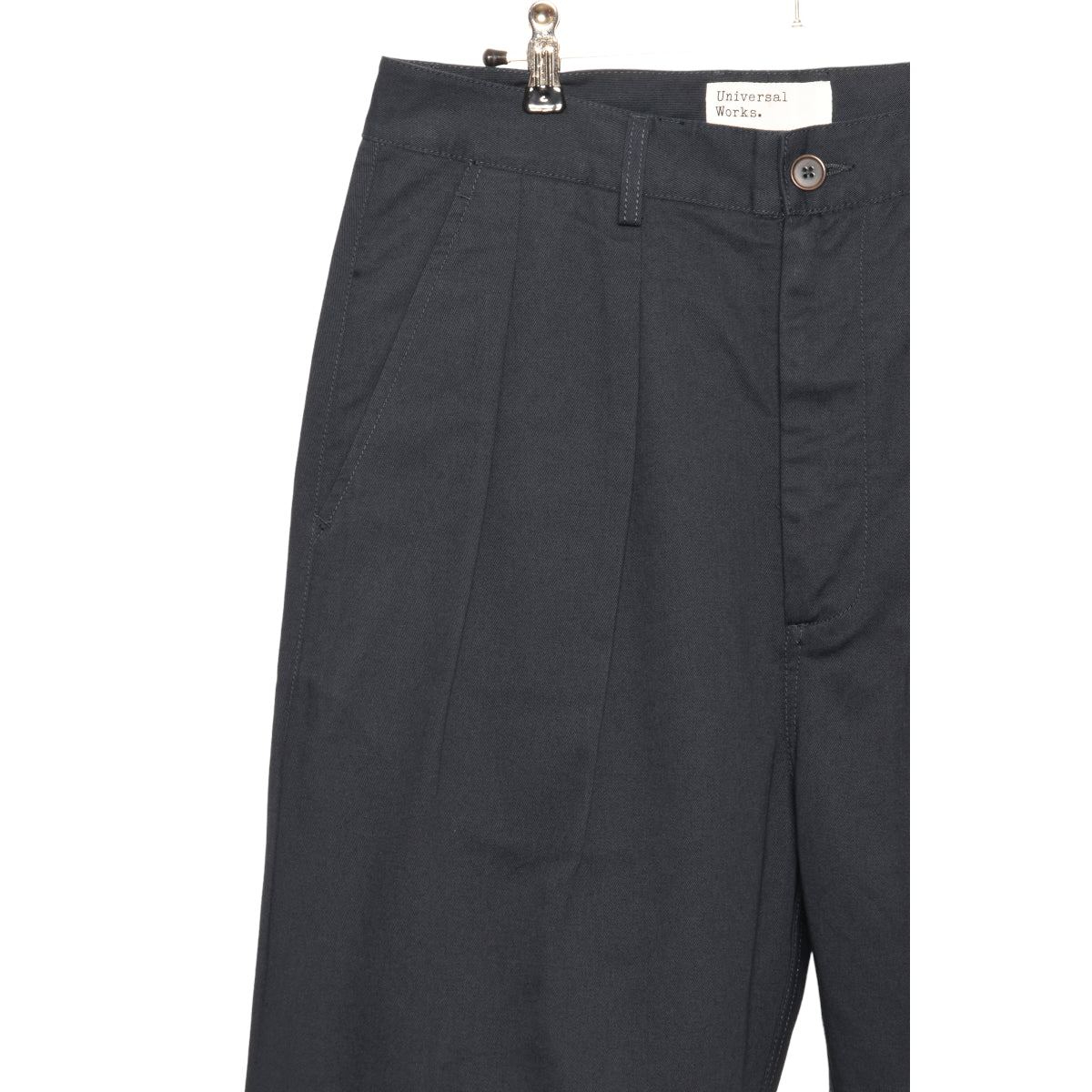 Universal Works Double Pleat Pant twill navy 00133
