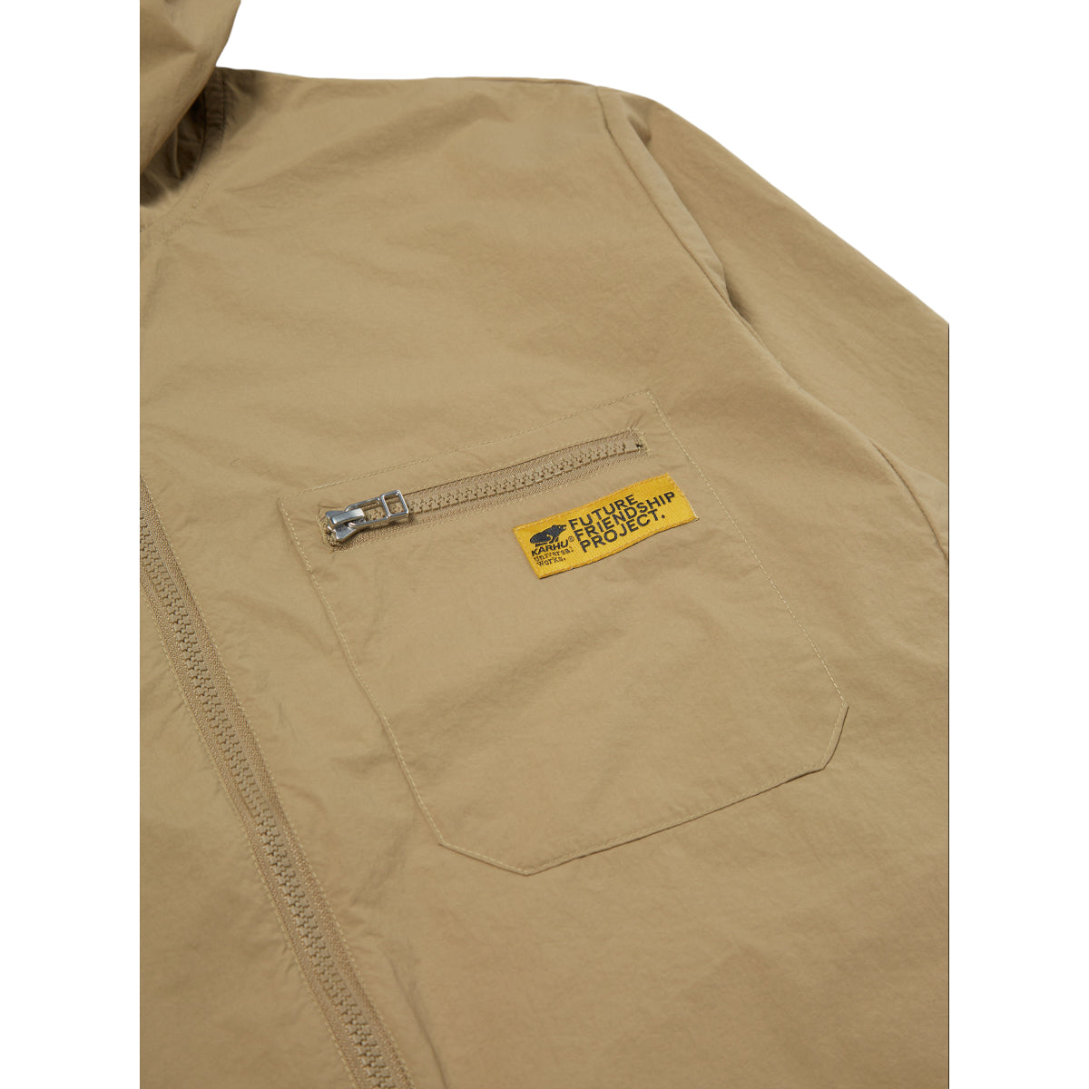 Universal Works Karhu Running Jacket recycled Nylon khaki 28613K.UW