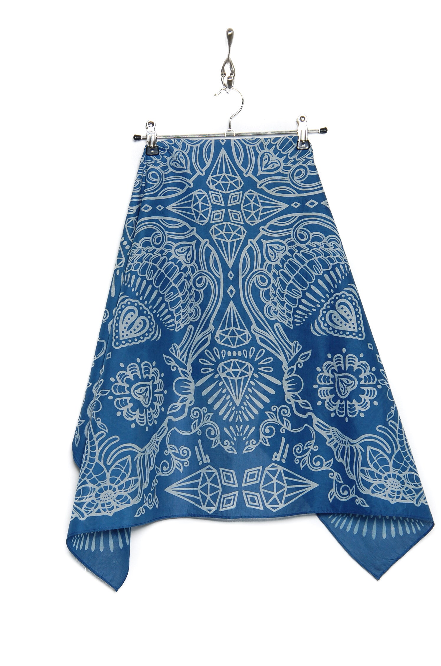 Indigo People Skull Schal