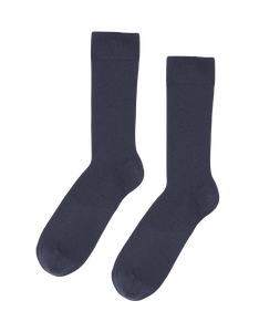 Bunte Standard-klassische organische Socke Marineblau