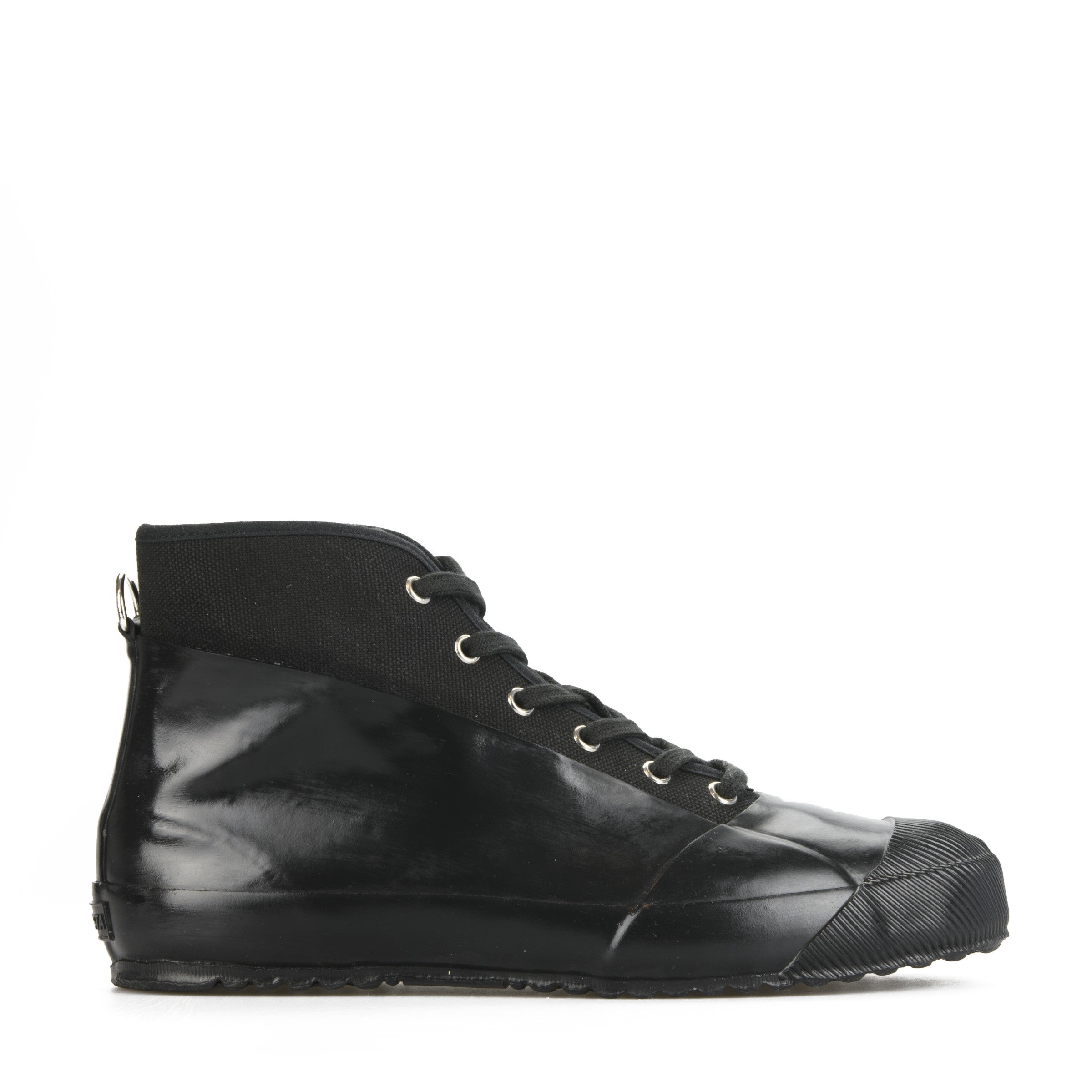 Novesta Gummi Sneaker schwarz