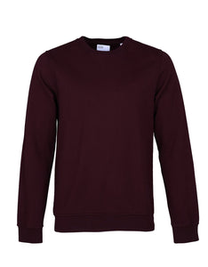 Colorful Standard Crew Sweat oxblood red